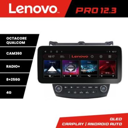 Navigatie Honda Accord 2004-2008 K-accord Lenovo PRO 8+256 12.3 inch qled android 4G DSP gps internet  Q CarStore Technology