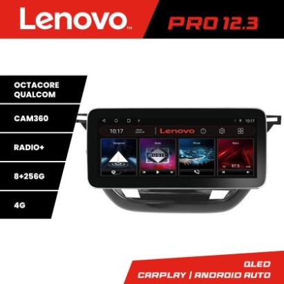 Navigatie Opel Corsa F 2019- Lenovo PRO 8+256 12.3 inch qled android 4G DSP gps internet  KIT-corsa-f CarStore Technology
