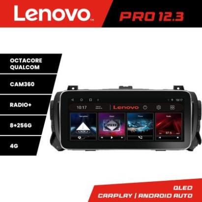 Navigatie Citroen Jumpy Toyota Proace Peugeot Traveller Lenovo PRO 8+256 12.3 inch qled android 4G DSP gps internet v2 CarStore Technology