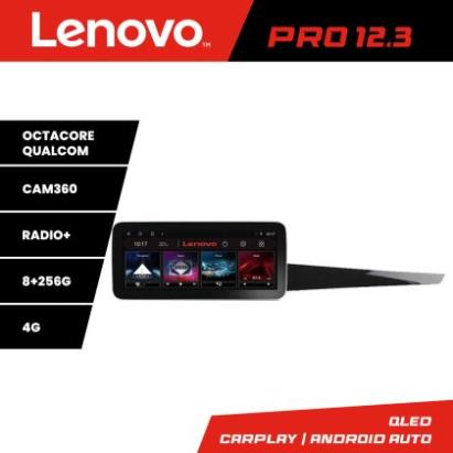 Navigatie Renault Laguna 3 Lenovo PRO 8+256 12.3 inch qled android 4G DSP gps internet  8Core CarStore Technology