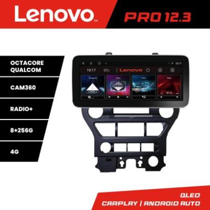 Navigatie Ford Mustang 2015-2020 K-MUSTANG Lenovo PRO 8+256 12.3 inch qled android 4G DSP gps internet CarStore Technology