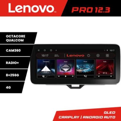 Navigatie Toyota Yaris 2020- Lenovo PRO 8+256 12.3 inch qled android 4G DSP gps internet  kit-yaris2020 CarStore Technology