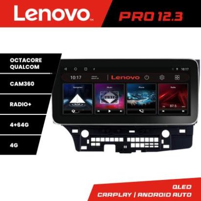 Navigatie MITSUBISHI LANCER K-037 Lenovo PRO 4+64 12.3 inch qled android 4G DSP gps internet  8Core CarStore Technology