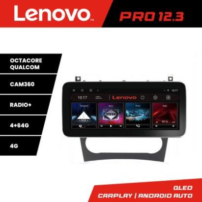 Navigatie Mercedes W203 CLC K-093 Lenovo PRO 4+64 12.3 inch qled android 4G DSP gps internet  8Core CarStore Technology