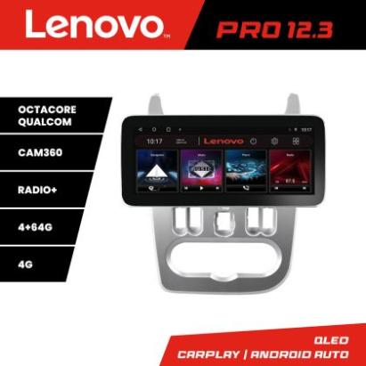 Navigatie Dacia Duster 2010-2012 K-099 Lenovo PRO 4+64 12.3 inch qled android 4G DSP gps internet CarStore Technology