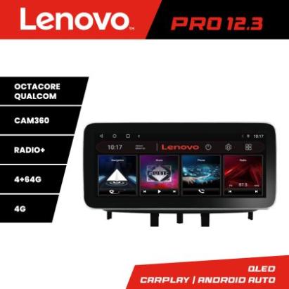 Navigatie Renault Megane 3 Fluence K-145 Lenovo PRO 4+64 12.3 inch qled android 4G DSP gps internet CarStore Technology