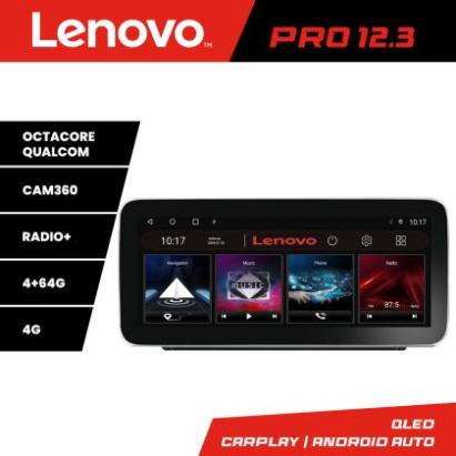 Navigatie Peugeot 2008 2020- Lenovo PRO 4+64 12.3 inch qled android 4G DSP gps internet  Kit-209-2020 CarStore Technology