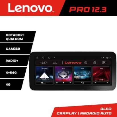 Navigatie Mercedes Clasa R K-215 Lenovo PRO 4+64 12.3 inch qled android 4G DSP gps internet  8Core CarStore Technology