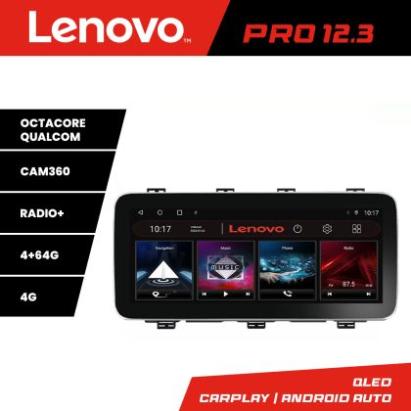 Navigatie Seat Ateca Lenovo PRO 4+64 12.3 inch qled android 4G DSP gps internet  8Core CarStore Technology