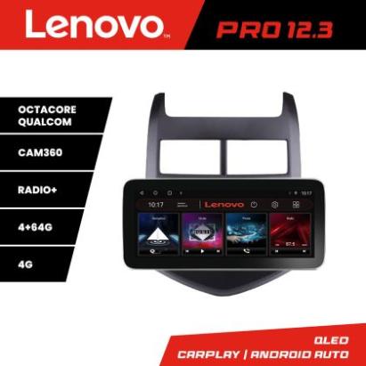 Navigatie Chevrolet Aveo 2010-2013 K-aveo10 Lenovo PRO 4+64 12.3 inch qled android 4G DSP gps internet CarStore Technology