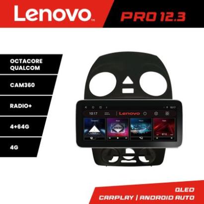 Navigatie VW Beetle 2005-2010 Lenovo PRO 4+64 12.3 inch qled android 4G DSP gps internet  KIT-beetle-old CarStore Technology