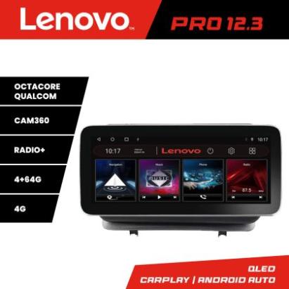 Navigatie Renault Clio 3 2005-2013 Lenovo PRO 4+64 12.3 inch qled android 4G DSP gps internet  Co CarStore Technology