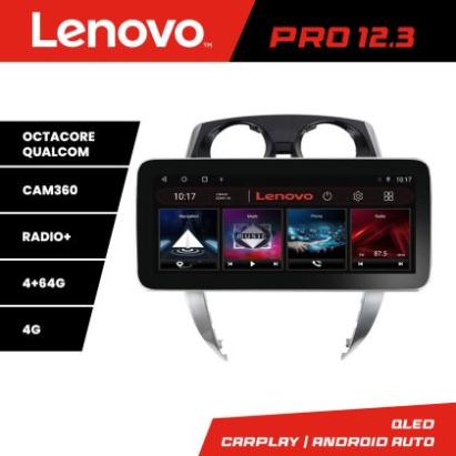 Navigatie Nisan Note 2012-2019 Lenovo PRO 4+64 12.3 inch qled android 4G DSP gps internet  KIT-note-2012 CarStore Technology