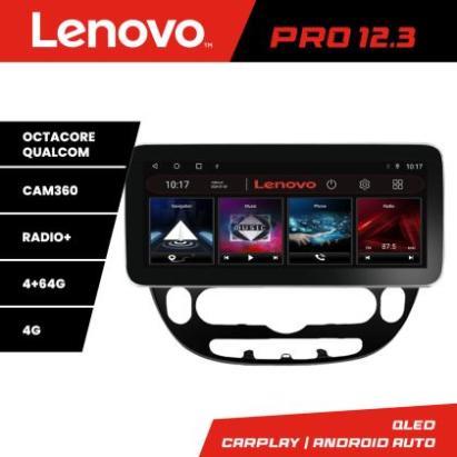 Navigatie Kia Soul 2014-2019 Lenovo PRO 4+64 12.3 inch qled android 4G DSP gps internet  Kit-soul-2014 CarStore Technology
