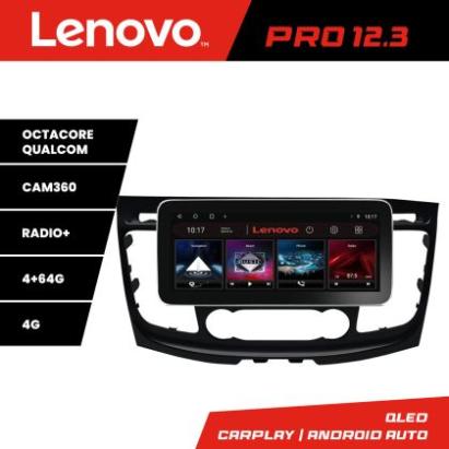 Navigatie Ford Transit 2019- varianta cu ecran de fabrica Lenovo PRO 4+64 12.3 inch qled android 4G DSP gps internet  Kit-transit-2019-b CarStore Technology