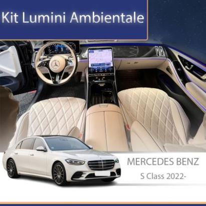 Lumini ambientale Mercedes  set complet control telefon sau sistem original CarStore Technology