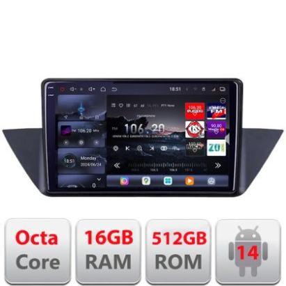 Navigatie BMW X1 E84 2009-2015 Edotec Kit-219 cu Android Radio Bluetooth internet 8 core QLED 2K 16+512 360 CarStore Technology