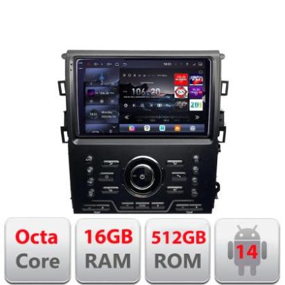 Navigatie Mondeo MK5 SYNC2 si SYNC 3 2015-2022 8 core QLED 2K 16+512 360 Android Waze USB Navigatie Internet Youtube Radio Edotec CarStore Technology