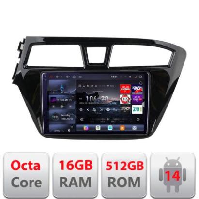 Navigatie Hyundai i20 2015-2018 Edotec Kit-517 8 core QLED 2K 16+512 360 Android Waze USB Navigatie Internet Youtube Radio CarStore Technology