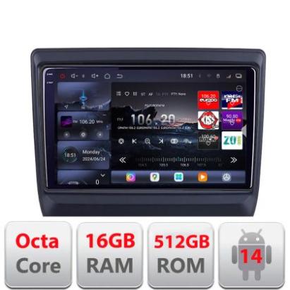 Navigatie Isuzu DMAX 2020- Edotec Kit-DMAX20 8 core QLED 2K 16+512 360 Android Waze USB Navigatie Internet Youtube Radio CarStore Technology