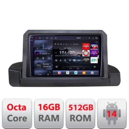 Navigatie BMW Seria 3 E90 fara ecran de fabrica 2005-2012 8 core QLED 2K 16+512 360 Android Waze USB Navigatie Internet Youtube Radio Edotec CarStore Technology