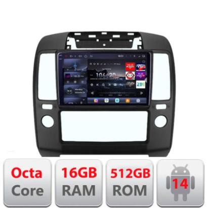 Navigatie Nissan Navara Pathfinder 2005-2010 Edotec Kit-NAV5 8 core QLED 2K 16+512 360 Android Waze USB Navigatie Internet Youtube Radio CarStore Technology