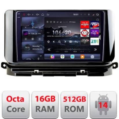 Navigatie Skoda Octavia 4 2020-2024 Android radio gps internet 8 core QLED 2K 16+512 360 Edotec CarStore Technology