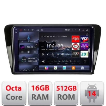 Navigatie Skoda Rapid Seat Toledo 2013+ Android radio gps internet 8 core QLED 2K 16+512 360 Edotec CarStore Technology