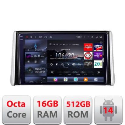 Navigatie Toyota RAV4 Suzuki Across 2018+ 8 core QLED 2K 16+512 360 Android Waze USB Navigatie Internet Youtube Radio Edotec CarStore Technology