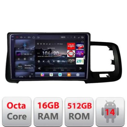 Navigatie Volvo S60 2014-2018 cu sistem Sensus Connect Edotec Kit-s60-14 8 core QLED 2K 16+512 360 Android Waze USB Navigatie Internet Youtube R CarStore Technology