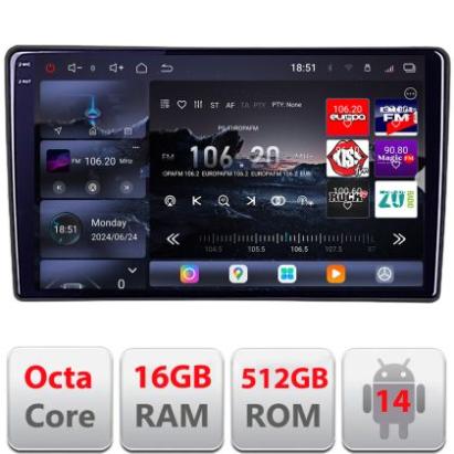 Navigatie Nissan X-Trail 2004-2007 Android radio gps internet 8 core QLED 2K 16+512 360 Edotec CarStore Technology
