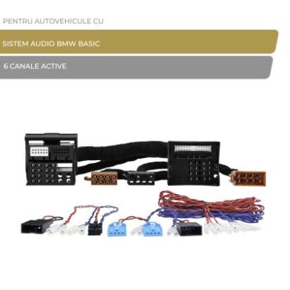 Cablu activ ZDT-BMW2 6CH Phoenix Gold pentru BMW cu sistem de sunet de bază cu Quadlock CarStore Technology