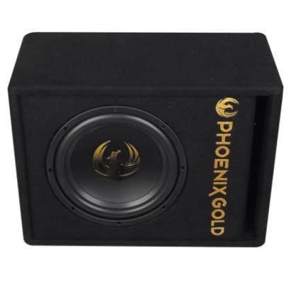 Subwoofer activ Z10AB Phoenix Gold, 10 inch, 200W RMS, max 800W, kit de cabluri incluse CarStore Technology