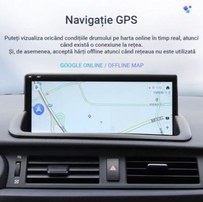 Navigatie Lexus CT 2011-2019 Android ecran 10.25" 8+128 4G BT camere 360 CarStore Technology