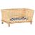 Coș pentru câini cu pernă, 50x33x30 cm, salcie naturală GartenMobel Dekor