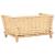 Coș pentru câini cu pernă, 50x33x30 cm, salcie naturală GartenMobel Dekor