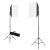 Kit studio foto cu lumini softbox și fundal GartenMobel Dekor