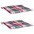 Perne de scaun model carouri, 2 buc., 40x40x3 cm, textil Oxford GartenMobel Dekor