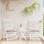 Perne de scaun model carouri, 2 buc., 40x40x3 cm, textil Oxford GartenMobel Dekor