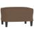 Canapea cu 3 locuri cu taburet, maro, 180 cm, material textil GartenMobel Dekor