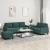 Set de canapele cu perne, 3 piese, verde închis, catifea GartenMobel Dekor