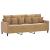 Set de canapele cu perne, 4 piese, maro, catifea GartenMobel Dekor