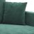 Set de canapele cu perne, 3 piese, verde închis, catifea GartenMobel Dekor