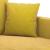 Set de canapele cu perne, 3 piese, galben, catifea GartenMobel Dekor
