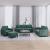 Set de canapele, 4 piese, verde închis, catifea GartenMobel Dekor