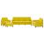 Set de canapele, 4 piese, galben, catifea GartenMobel Dekor