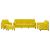 Set de canapele cu perne, 4 piese, galben, catifea GartenMobel Dekor