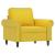 Set de canapele cu perne, 4 piese, galben, catifea GartenMobel Dekor