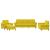 Set de canapele cu perne, 4 piese, galben, catifea GartenMobel Dekor