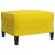 Set de canapele cu perne/rulouri, 4 piese, galben, catifea GartenMobel Dekor